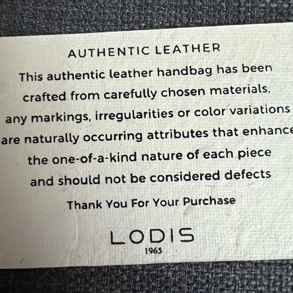 NWT LODIS KENDAL CROSSBODY BAG PURSE LEATHER - Picture 9 of 13